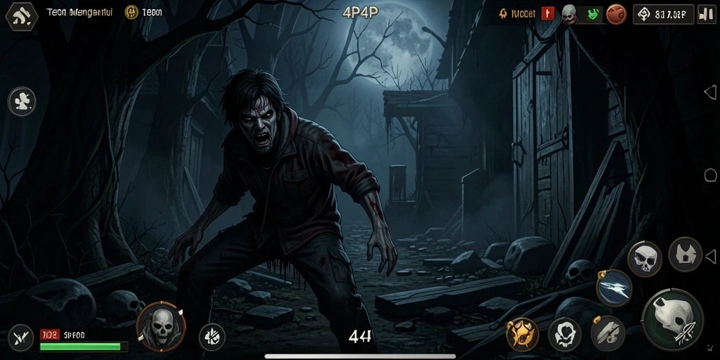 Gameplay menakutkan penuh ketegangan di 4P4P.