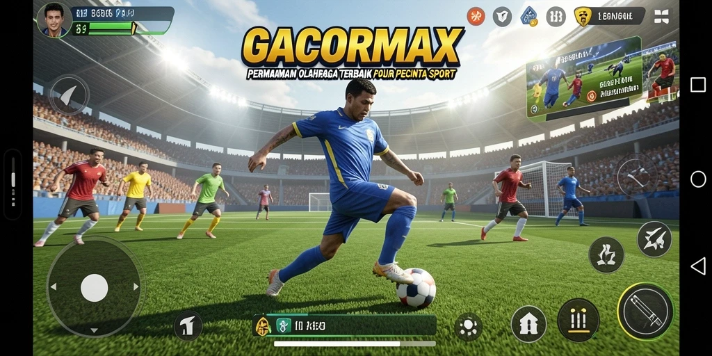 Tampilan screenshot gameplay GACORMAX yang menampilkan keragaman mode olahraga.