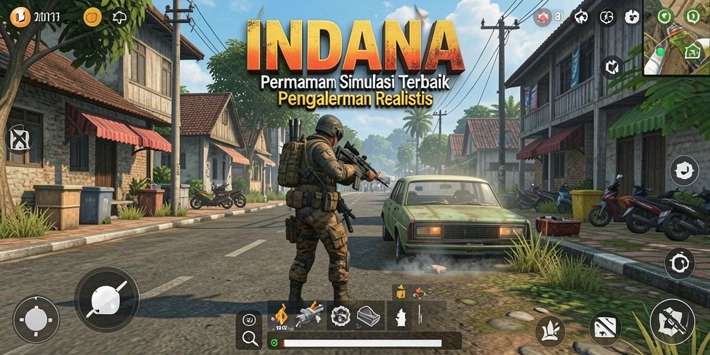 Menampilkan gameplay interaktif yang menarik dari INDAAA.