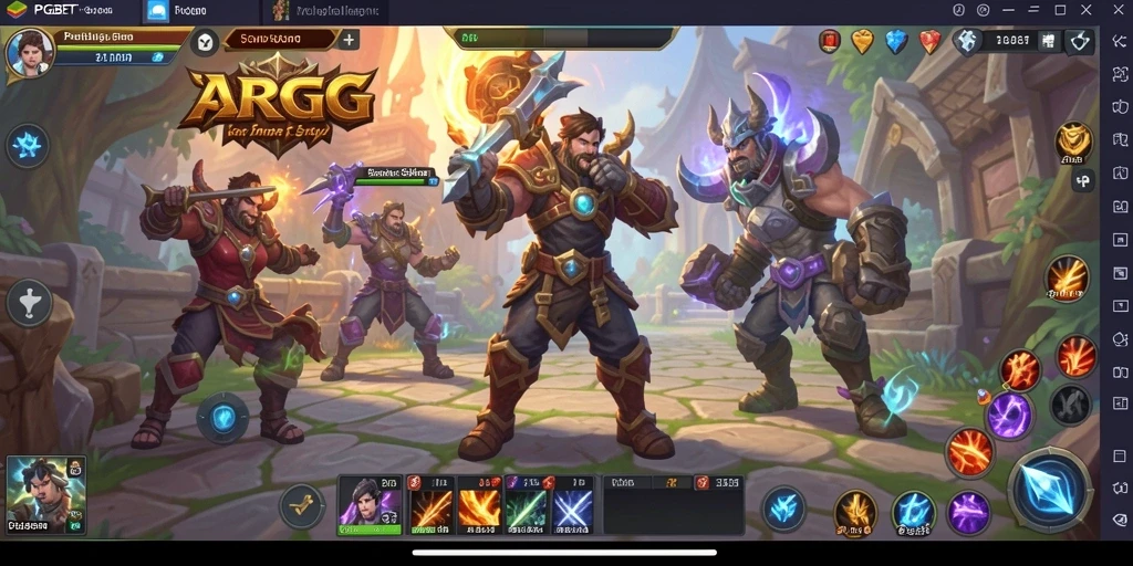 Gameplay PGBET menunjukkan aksi pertempuran seru dan visual yang memukau.