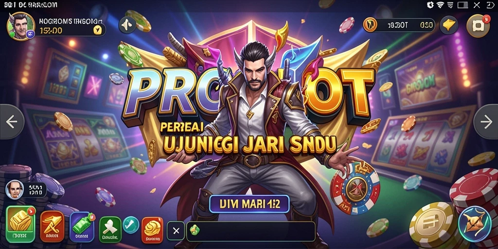 Tangkapan layar gameplay PROSLOT yang menampilkan aksi strategis yang memukau.