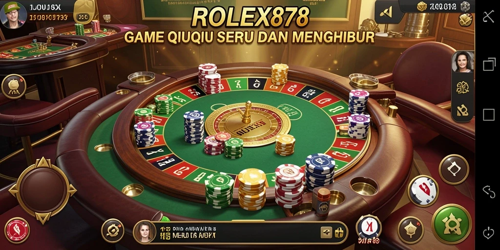 Screenshot gameplay QiuQiu ROLEX878 yang mendebarkan.