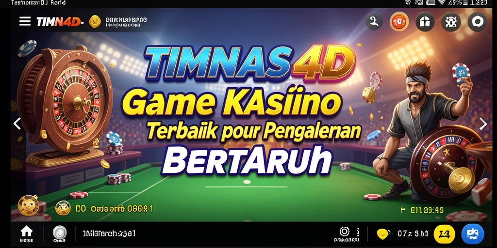Tampilan gameplay TIMNAS4D yang menarik dan menantang.