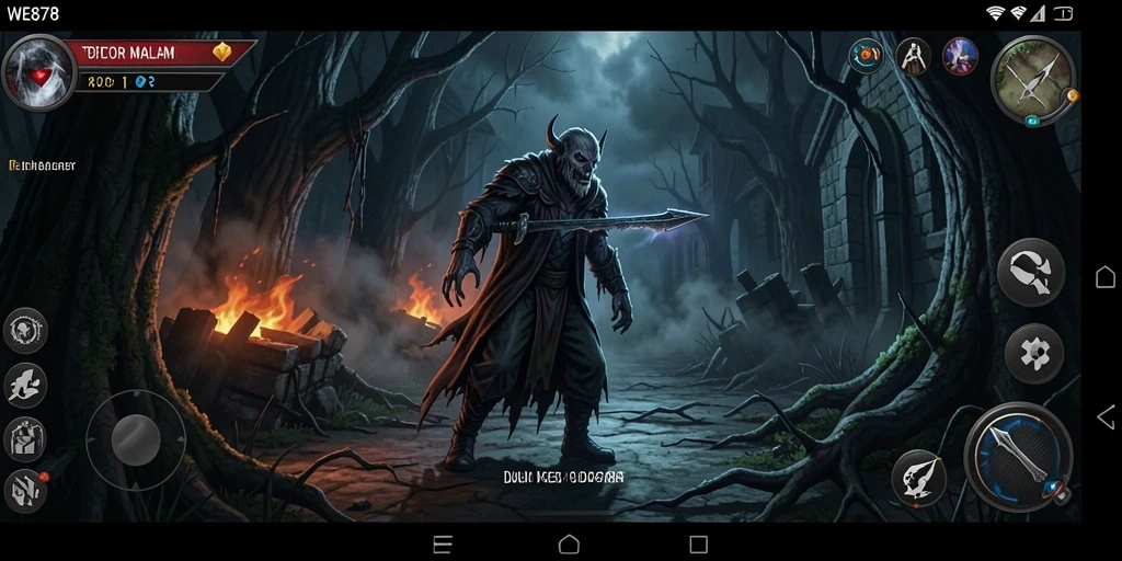 Tampilan menakutkan dari gameplay WE878 yang mencekam.