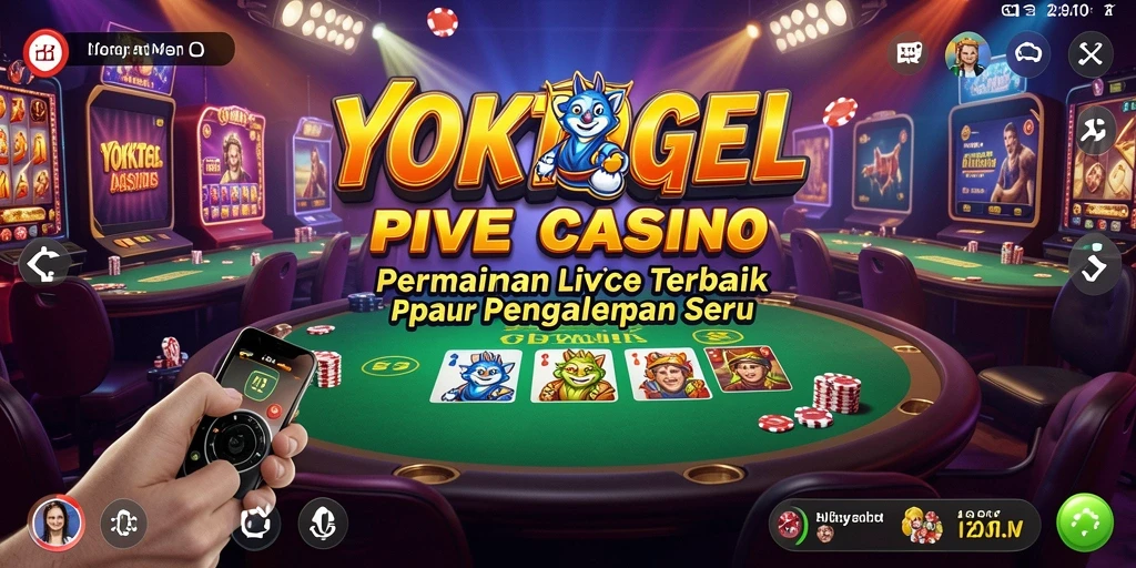 Gameplay menarik di YOKTOGEL dengan dealer langsung dan interaksi sosial.